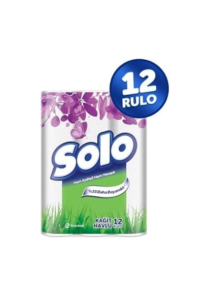 Solo Kağıt Havlu 12'li modelleri