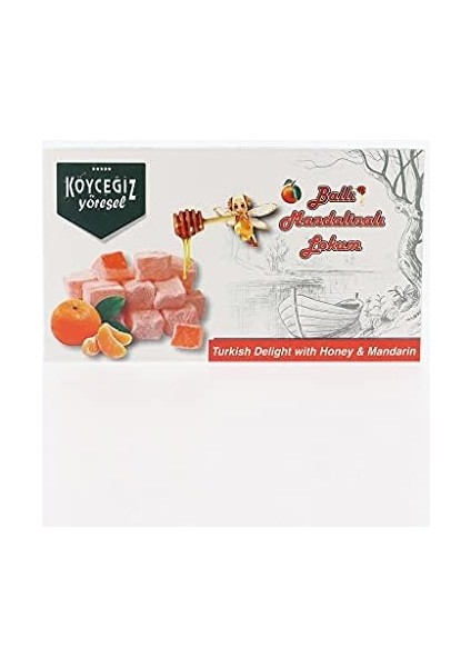 Köyceğiz Yöresel Ballı Mandalinalı Lokum 500 G