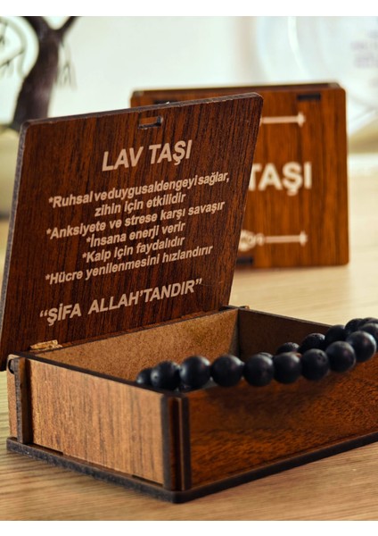 Doğaltaş Bileklik Akik Taşı, Hematit Taşı, Lav Taşı, Şifa Kaynağı Doğaltaş Bileklik
