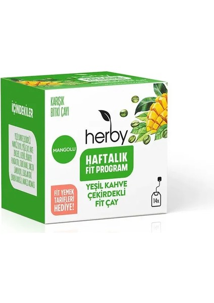 Yeşil Kahve Çekirdekli Fit Çay