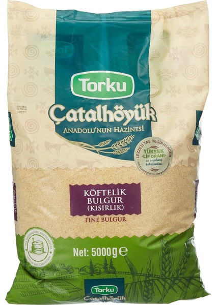 Torku Çatalhöyük Köftelik Bulgur 5000 Gr. modelleri