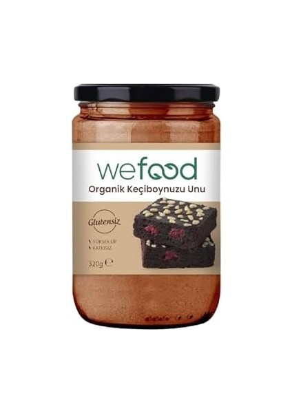 Wefood Organik Keçiboynuzu Unu 320 gr