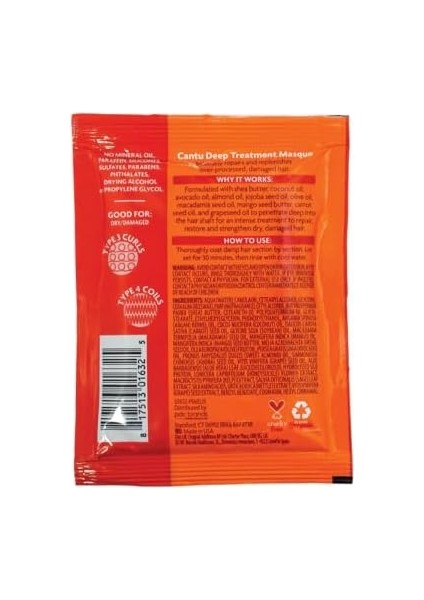 Cantu Shea Yağı Yoğun Onarıcı Derin Saç Bakım Maskesi 42 gr