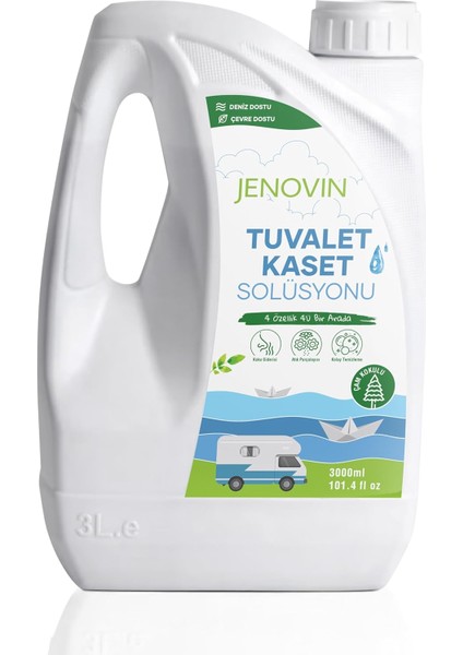 Jenovin Karavan Tekne Yat Tuvalet Wc Kaset Atık Kimyasalı Çam Kokulu 3 L