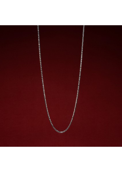 80 Mikron Oksitli Yuvarlak Kral Gümüş Zincir modelleri