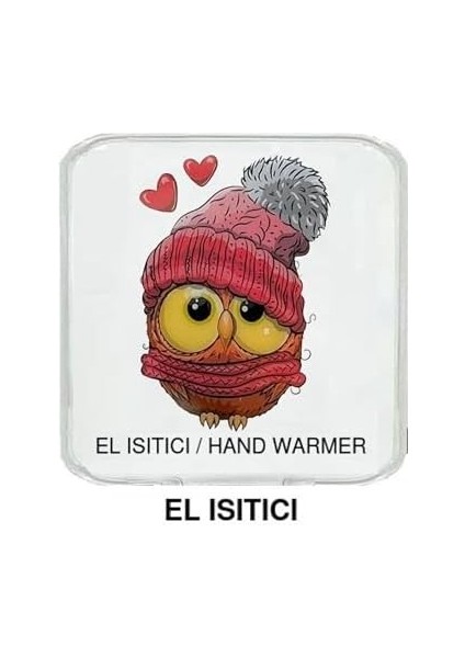 Bereli Baykuş Cep Sobası,el Isıtıcı,sıcak Su Torbası Pvc 10X9,5CM