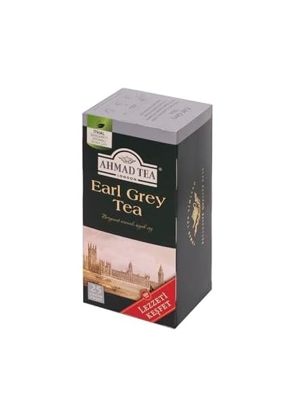 Ahmad Tea Earl Grey Bardak Poşet Çay 25'li modelleri