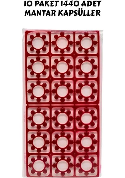 Mantar Kapsül Mermi 10 Paket 1440 Adet Kapsül - Kovboy Nostaljik Silah Mermisi Mantar Mermi