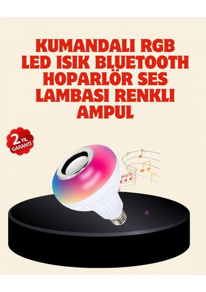 Bluetooth Bağlantılı Rgb LED Ampul – Şık ve Fonksiyonel
