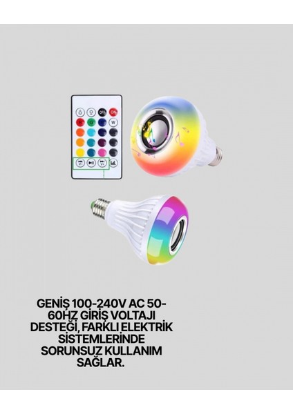 Bluetooth Bağlantılı Rgb LED Ampul – Şık ve Fonksiyonel indirimleri