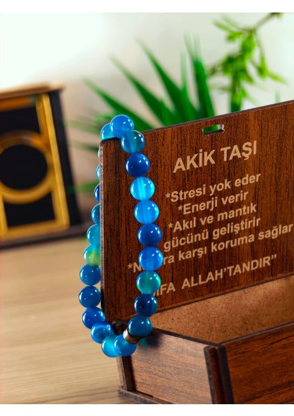 Doğaltaş Bileklik Akik Taşı, Hematit Taşı, Lav Taşı, Şifa Kaynağı Doğaltaş Bileklik