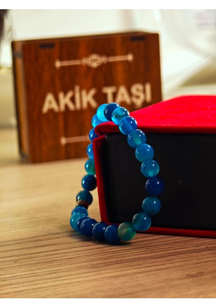 Doğaltaş Bileklik Akik Taşı, Hematit Taşı, Lav Taşı, Şifa Kaynağı Doğaltaş Bileklik