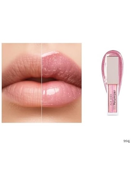Alıx Avıen Maxivolumizer Lipgloss 204 - Pearly Queen - Kalıcı ve Nemlendirici Ruj - Dolgunlaştırıcı Etki