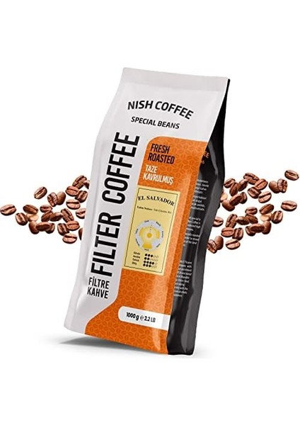 Nish Filtre Kahve El Salvador 1 Kg-Öğütülmüş fiyatları