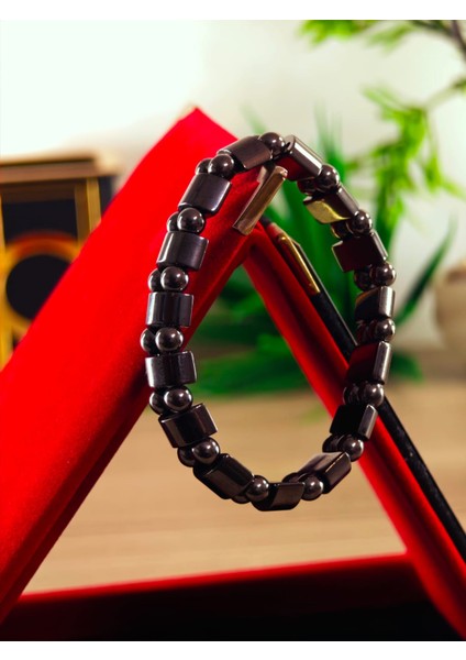 Doğaltaş Bileklik Akik Taşı, Hematit Taşı, Lav Taşı, Şifa Kaynağı Doğaltaş Bileklik