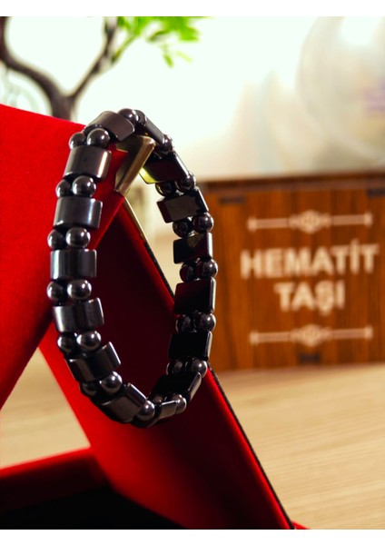 Doğaltaş Bileklik Akik Taşı, Hematit Taşı, Lav Taşı, Şifa Kaynağı Doğaltaş Bileklik