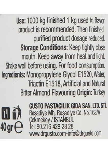 Dr.gusto Aroma Verici Acıbadem 40 gr