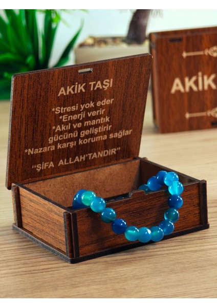 Doğaltaş Bileklik Akik Taşı, Hematit Taşı, Lav Taşı, Şifa Kaynağı Doğaltaş Bileklik