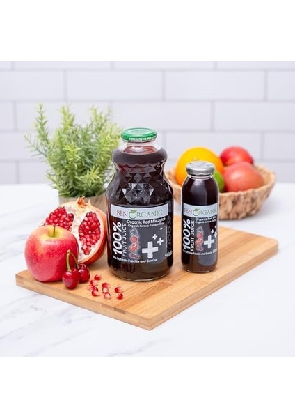 Benorganic Kırmızı Meyveler Karışık 250 ml Cam Şişe modelleri