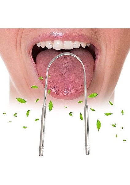Dil Temizleyici, Paslanmaz Çelik Ağız ve Dil Temizleyici Aparat 1 Adet