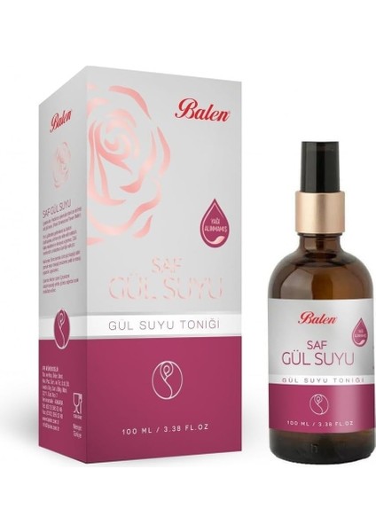 Balen Saf Gül Suyu 100 ml