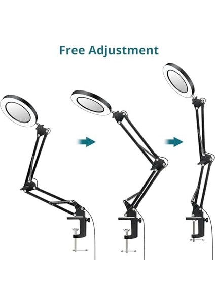 Kıskaçlı Yuvarlak Işık 6.3 Inç (16CM) Stüdyo Halka Işık ve Fotoğraf Makinesi Kamera Youtuber Twich Yayıncı Işığı - NB35 modelleri