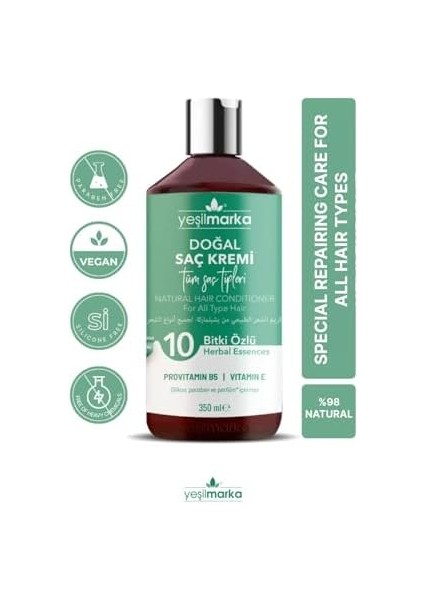Yeşilmarka Doğal Saç Kremi - Tüm Saç Tipleri Için modelleri