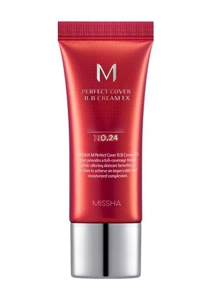 Mıssha Mükemmel Kapatıcılık Sunan Çok Fonksiyonlu M Perfect Cover Bb Cream Ex SPF42 Pa+++ No.24 (20ML)