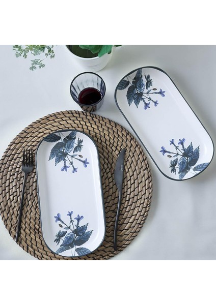 Çiçek Bahçesi Noyan Kayık Tabak 28 cm 2 Adet 18943