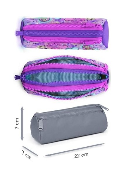 Pembe Mor Fashion Üç Bölmeli Çantası - Kız Çocuk fiyatları
