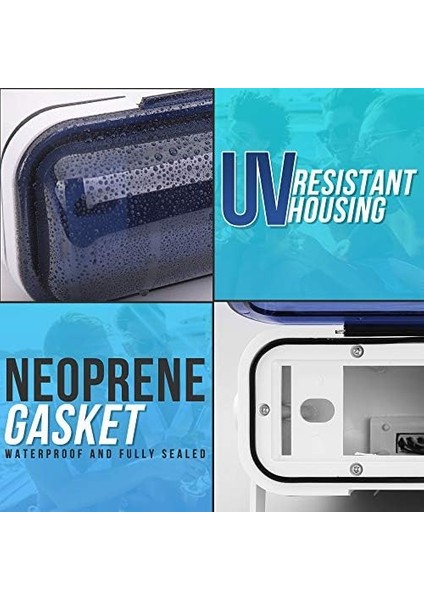 Pyle Audıo Inc Plmrcw3 Üniversal Deniz Stereo Tam Gövde Gövde Gövde – Beyaz fiyatları