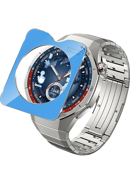 Gt5 Pro 46MM Için Kolay Uygulama Aparatlı Ekran Koruyucu 9h Sertliğinde Çizilmeye Karşı Koruyan Dokunma Hassasiyetini ve Görüntü Kalitesini Etkilemeyen Cam Filmi