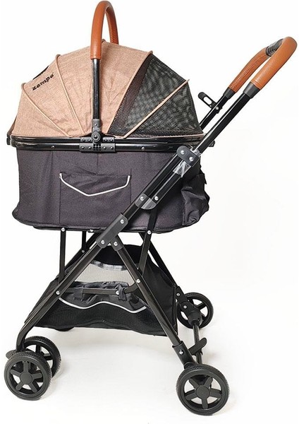 Bottas Kedi & Köpek Arabası Haki 48X80X99CM