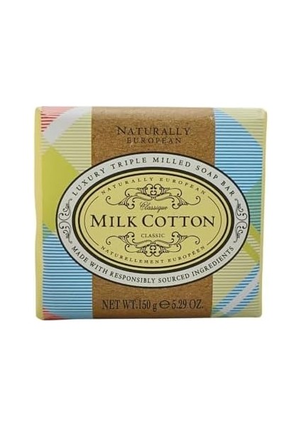 Naturally European Sabun Milk Cotton 150 gr modelleri