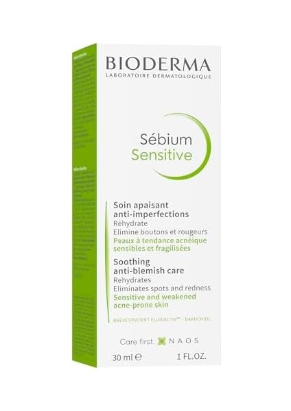 Bioderma Sebium Sensitive Karma, Yağlı ve Akne Eğilimli Ciltler Için Yatıştırıcı ve Nemlendirici Bakım Kremi 30 ml