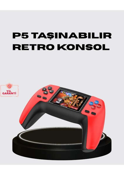520 Oyunlu Retro Gamepad – Nostaljik Eğlenceyi Her Yere Taşı - M015B008-N14015