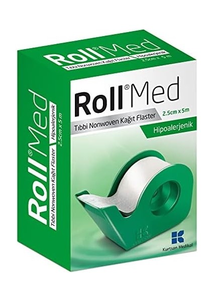 Roll Med Hipoalerjenik 2.5cm x 5m Tıbbi Kağıt Flaster