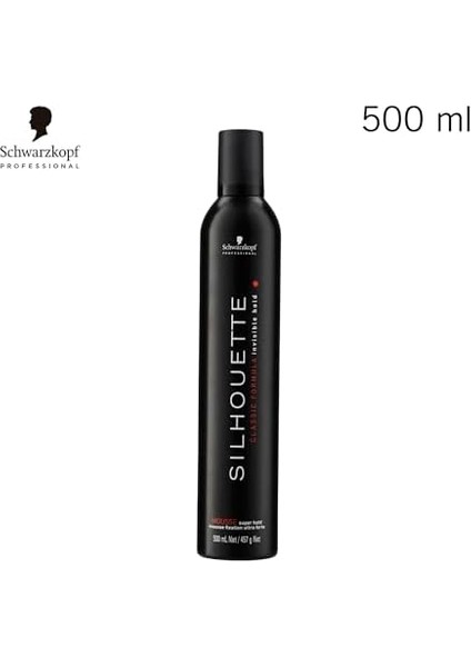 Schwarzkopf Professional Silhouette Süper Tutucu Köpük 500ML