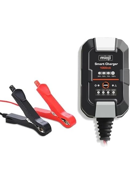 Mio 1000 1A 6V ve 12V Araba Şarj, Akü Bakım, Damlama Şarj Cihazı ve Motosiklet, Atv, Lityum ve Derin Döngülü Aküler Için Kükürt Giderici Akıllı Akü Şarj Cihazı modelleri