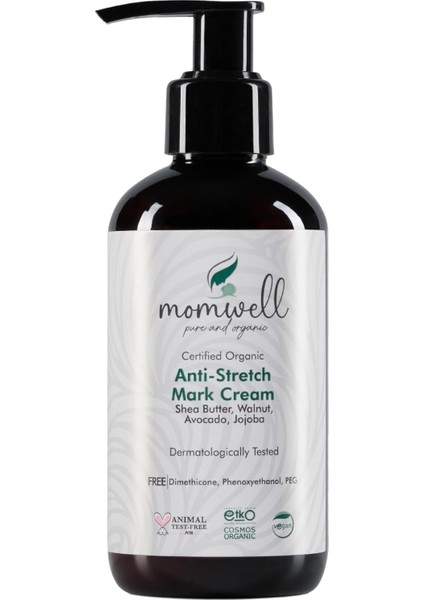 Momwell Organik Çatlak Önleyici Krem 200 ml