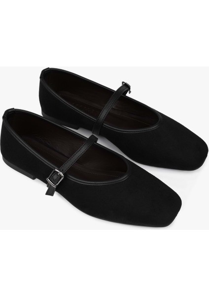 Kadın Lunel Siyah Süet Babet modelleri