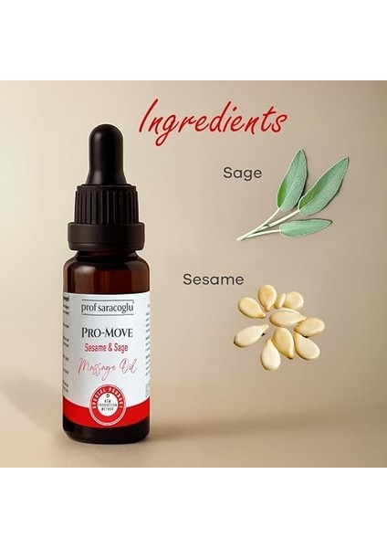 Prof Saracoglu Pro-Move Karışım Aromatik Yağ 30 ml
