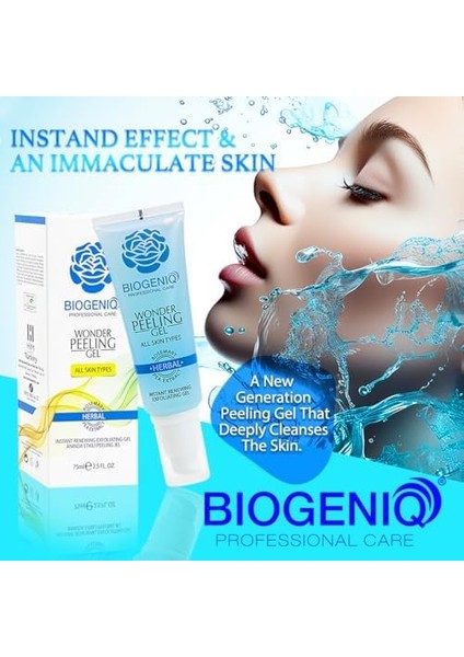 Biogeniq Beauty Anında Etkili Peeling Jel 75 ml Wonder Peeling Jel modelleri