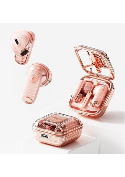 Spark Air Pembe Tws Bluetooth 5.3 Kablosuz Kulakiçi Kulaklık, LED Ekranlı Şarj Kutusu,dokunmatik Kontrol, Ios Uyumlu, Müzik ve Yürüyüş Için Earbuds, Pembe modelleri