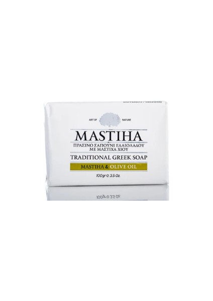 Geleneksel Yunanistan Damla Sakızı ve Zeytin Yağlı Kalıp Sabun 100 gr