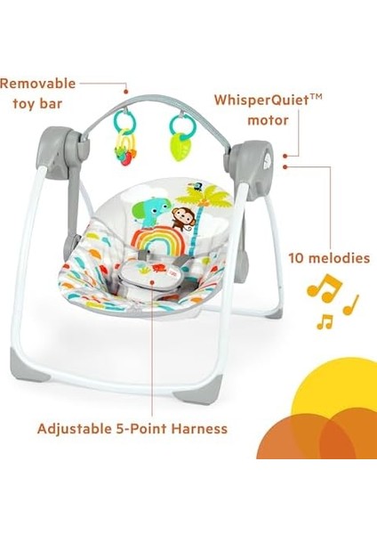 Starts Cennet Taşınabilir Kompakt Otomatik Müzikli Bebek Salıncağı, Uniseks, Yenidoğan ve Üstü modelleri