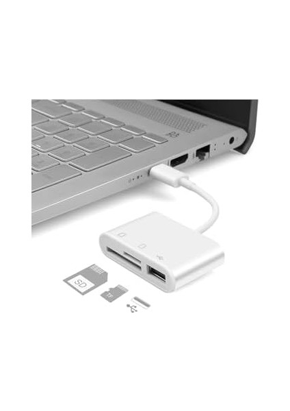 5232 USB Type C To Sd Microsd Tf Kart Okuyucu USB 3in1 Çevirici Dönüştürücü Adaptör modelleri