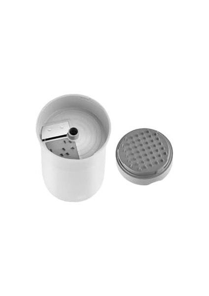 Z-Cut Spiral Kesici, Çok Fonksiyonlu, 18/10 Paslanmaz Çelik Bıçak, Plastik Gövde, Gri modelleri