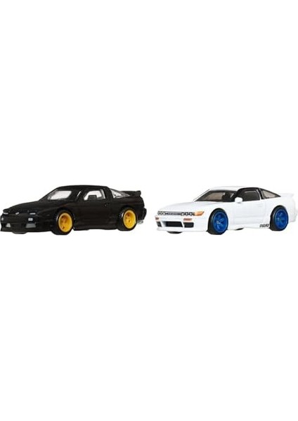 1:64 Ölçekli Araçlardan Oluşan Premium Car Culture 2'li Paket, Benzersiz Çiftler, Riders Tekerlekler, Metal/metal Şasi, Koleksiyonculara Uygun Hediye, JBK96 modelleri