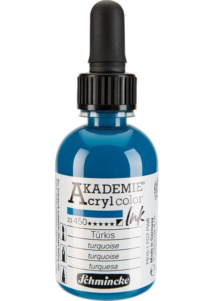 Akademie Akrilik Mürekkep 50 ml 450 Turquoise